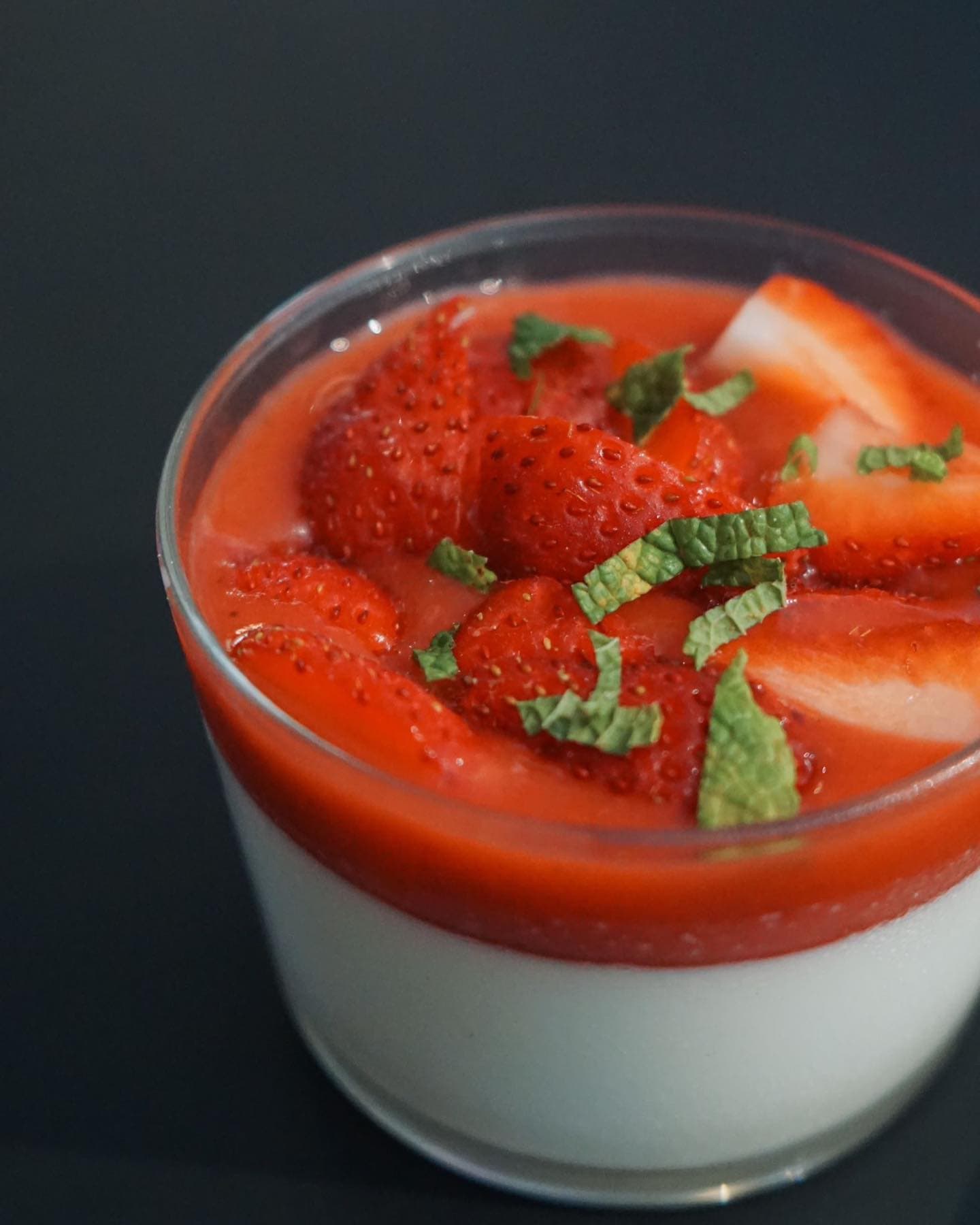 Pannacotta fraise